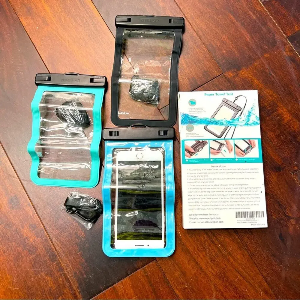 Newppon Waterproof Cell Phone Pouch pack of 3 A MUST FOR CRUISING